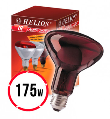 Helios Infrarood Rode Lamp 175W (infrarood-verwarmingslamp voor de fokkerij)