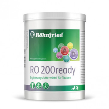 Rohnfried RO Ready 600gr, (Prebiotic + elektrolyt + aminozuren + mineralen) voor Duiven en Vogels