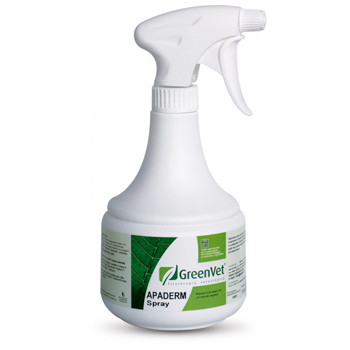Greenvet Apaderm Spray 150ml, (zeer effectief tegen de rode mijt)