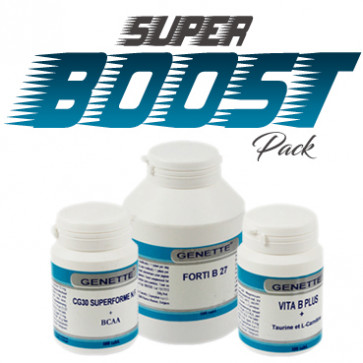Pack Genette Super Boost (3 producten). Energiek + stimulerend + herstel