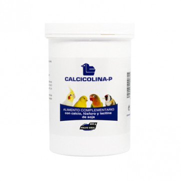 Latac Calcicolina-P 500gr (voedingsbijdrage rijk aan calcium, fosfor en sojalecithine). Voor vogels.