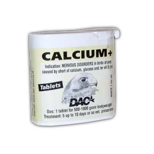 DAC Calcium + tabletten (concentraat calcium verrijkt). Duiven.