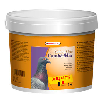 Versele-Laga Colombine Combi Mix 4 kg, (mix van grit, mineralen, gist en geselecteerde zaden)