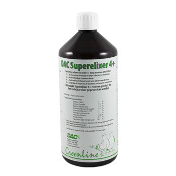 DAC Superelixir 1 liter (100% natuurlijk) voor Racing Pigeons
