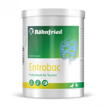 Rohnfried Entrobac 600 gr (prebiotica + probiotica). Voor Postduiven