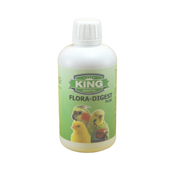 King Flora-Digest Plus 250 ml, (geconcentreerde extract van 15 zorgvuldig gekozen groenten en kruiden). voor Vogels