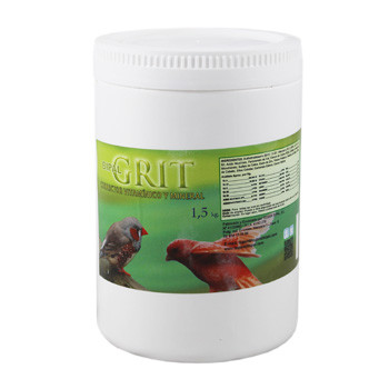 Bipal Grit 1.5kg, voor vogels, (verrijkt met vitaminen, mineralen en aminozuren)