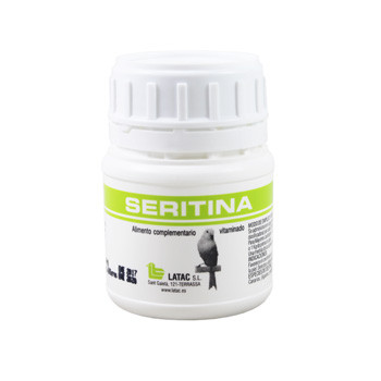 Latac Seritina 80gr, (voor goede ontwikkeling en groei van de vere)