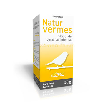 Avizoon Natur Vermes 50gr, (100% natuurlijk product dat de meeste van darmparasieten verwijdert bij siervogels)