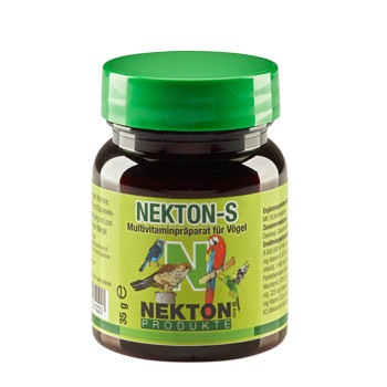 Nekton S 35gr, (vitaminen, mineralen en aminozuren). Voor Siervogels