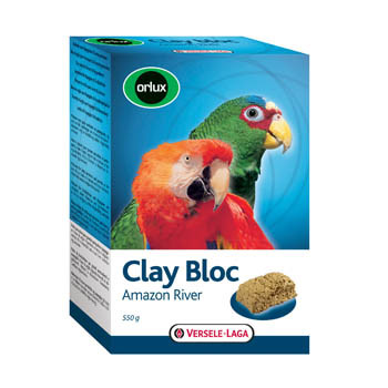 Versele Laga Orlux Mineral Clay Block Amazon 550g voor grote parkieten en papegaaien