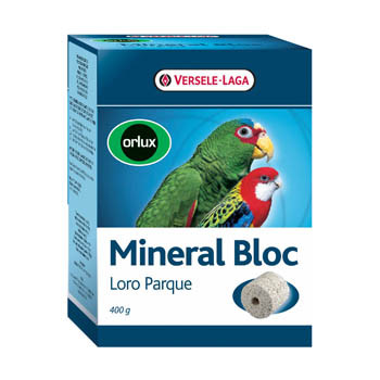 Versele Laga Orlux Mineral Block Loropark 400g voor parkieten en papegaaien