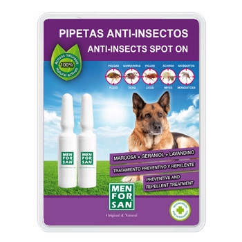 Men For San Anti-Insects Spot-On voor honden (2 stuks)