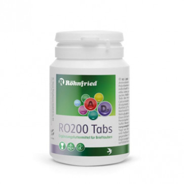 Rohnfried RO Tabs 125 tabletten, (Prebiotic + elektrolyt + aminozuren + mineralen + vitaminen). Voor Duiven.