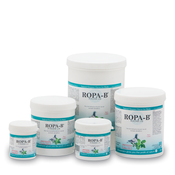 Ropa-B poeder 10% 250gr, (Houd uw duiven bacteriën en schimmels vrij op een natuurlijke manier)