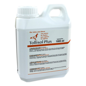 Tollisan Tollisol Plus 1L (Sedochol Ⓡ Plus). Voor duiven
