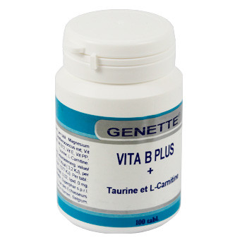 Nieuwe Vita B Plus + Taurine en L - carnitine 100 tabletten ( top premium gespierde booster ) (
