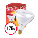 Helios Infrarood Witte Lamp 175W (infrarood-verwarmingslamp voor de fokkerij)