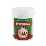 The Red Pigeon Spirulina 80 gr, (een natuurlijke alg met een proteïnegehalte van meer dan 55%).